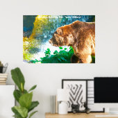 クリスマスグリーティングパパハンターGatherer ポスター (ホームオフィス)