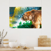 クリスマスグリーティングパパハンターGatherer ポスター (キッチン)