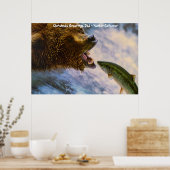 クリスマスグリーティングパパハンターGatherer ポスター (キッチン)