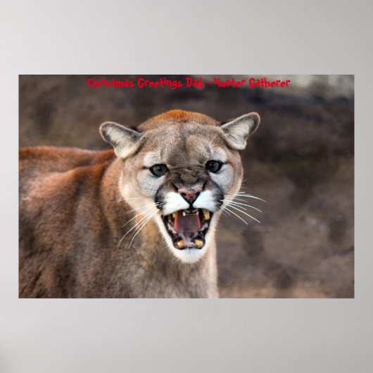 クリスマスグリーティングパパハンターGatherer ポスター (正面)