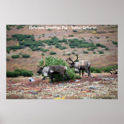 クリスマスグリーティングパパハンターGatherer ポスター (正面)