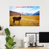 クリスマスグリーティングパパハンターGatherer ポスター (ホームオフィス)