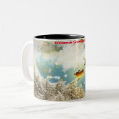 クリスマスグリーティングパパ ツートーンマグカップ (正面左)