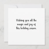 クリスマスグリーティングフラットカード (裏面)