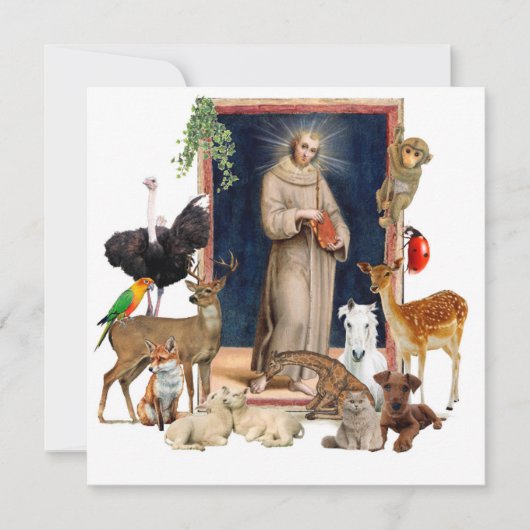 クリスマスグリーティングフラットカード (正面)