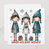 クリスマスグリーティングポストカード シーズンカード (正面/裏面)