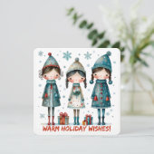 クリスマスグリーティングポストカード シーズンカード (スタンド正面)