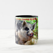 クリスマスグリーティングマイオールドボア ツートーンマグカップ (中央)