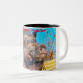 クリスマスグリーティングマイオールドボア ツートーンマグカップ (正面右)