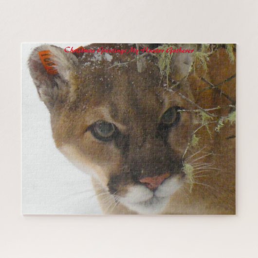 クリスマスグリーティングマイハンターギャザージグソーパズ ジグソーパズル (横)