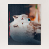 クリスマスグリーティングマイハンターギャザー ジグソーパズル (縦)