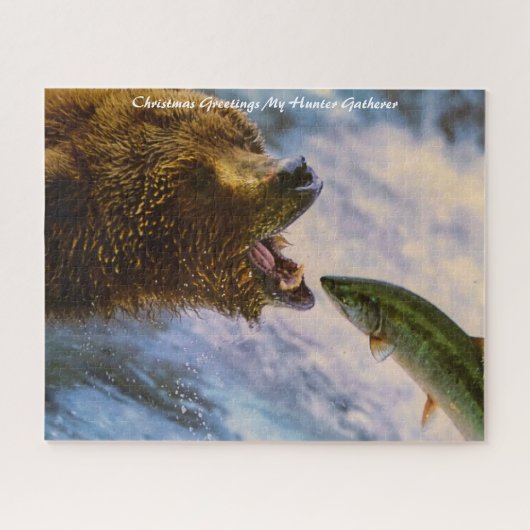 クリスマスグリーティングマイハンターギャザー ジグソーパズル (横)