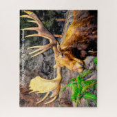 クリスマスグリーティングマイハンターギャザー ジグソーパズル (縦)