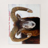 クリスマスグリーティングマイハンターギャザー ジグソーパズル (縦)