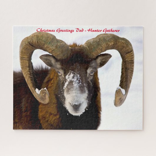 クリスマスグリーティングマイハンターギャザー ジグソーパズル (横)
