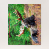 クリスマスグリーティングマイハンターギャザー ジグソーパズル (縦)