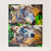 クリスマスグリーティングマイハンターギャザー ジグソーパズル (縦)