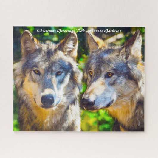 クリスマスグリーティングマイハンターギャザー ジグソーパズル (横)