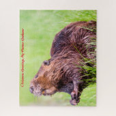 クリスマスグリーティングマイハンターギャザー ジグソーパズル (縦)