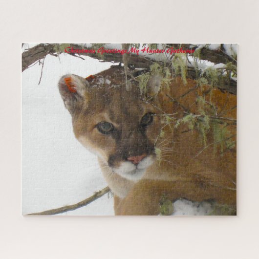 クリスマスグリーティングマイハンターギャザー ジグソーパズル (横)