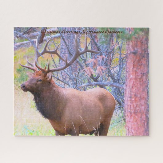 クリスマスグリーティングマイハンターギャザー ジグソーパズル (横)