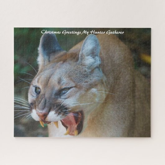 クリスマスグリーティングマイハンターギャザー ジグソーパズル (横)