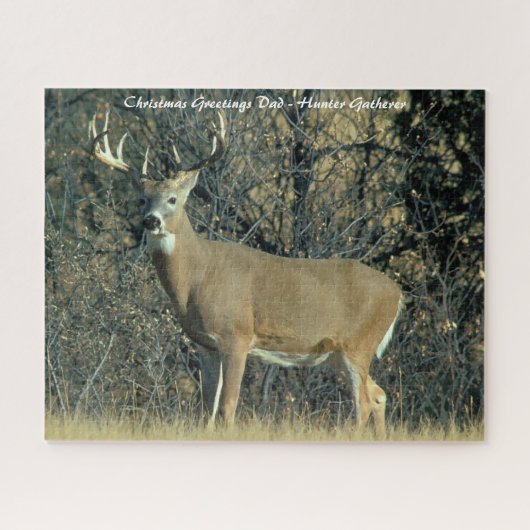 クリスマスグリーティングマイハンターギャザー ジグソーパズル (横)