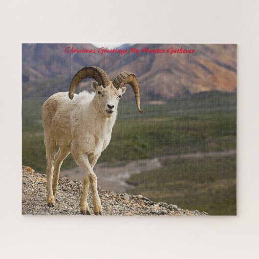 クリスマスグリーティングマイハンターギャザー ジグソーパズル (横)
