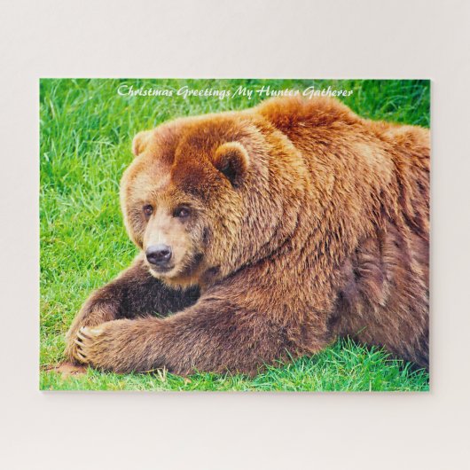クリスマスグリーティングマイハンターギャザー ジグソーパズル (横)