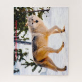 クリスマスグリーティングマイハンターギャザー ジグソーパズル (縦)