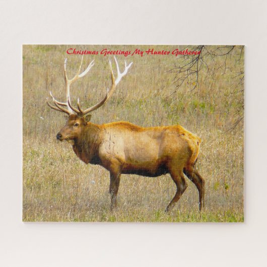 クリスマスグリーティングマイハンターギャザー ジグソーパズル (横)