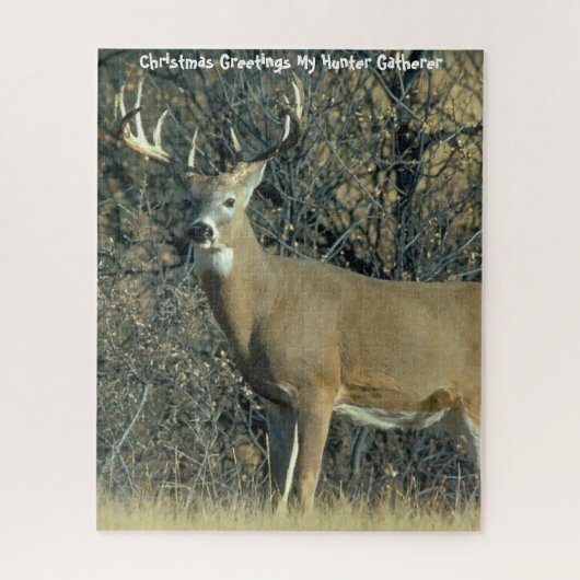 クリスマスグリーティングマイハンターギャザー ジグソーパズル (縦)