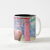 クリスマスグリーティングマイハンターギャザー ツートーンマグカップ (正面右)