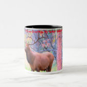 クリスマスグリーティングマイハンターギャザー ツートーンマグカップ (中央)