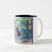 クリスマスグリーティングマイハンターギャザー ツートーンマグカップ (正面右)