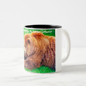 クリスマスグリーティングマイハンターギャザー ツートーンマグカップ (正面右)