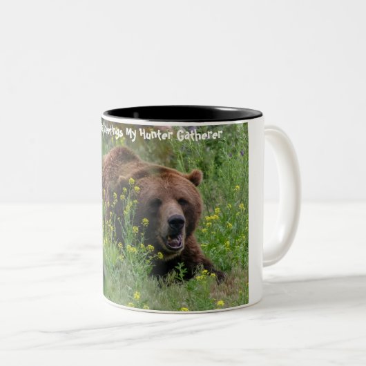 クリスマスグリーティングマイハンターギャザー ツートーンマグカップ (正面右)