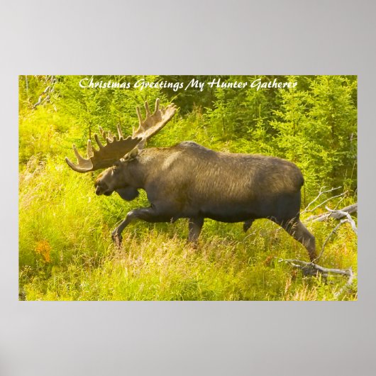クリスマスグリーティングマイハンターギャザー ポスター (正面)
