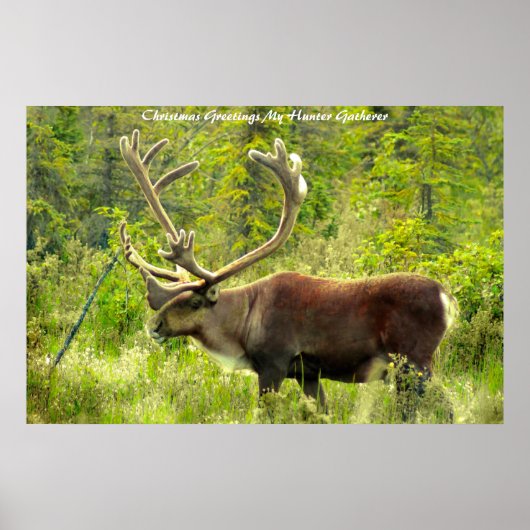 クリスマスグリーティングマイハンターギャザー ポスター (正面)