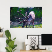 クリスマスグリーティングマイハンターギャザー ポスター (ホームオフィス)