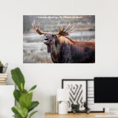 クリスマスグリーティングマイハンターギャザー ポスター (ホームオフィス)