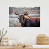 クリスマスグリーティングマイハンターギャザー ポスター (キッチン)