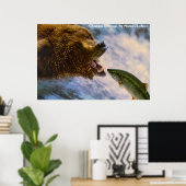 クリスマスグリーティングマイハンターギャザー ポスター (ホームオフィス)