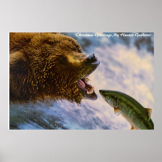 クリスマスグリーティングマイハンターギャザー ポスター (正面)