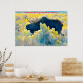 クリスマスグリーティングマイハンターギャザー ポスター (キッチン)