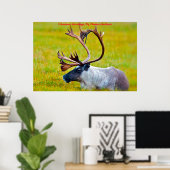 クリスマスグリーティングマイハンターギャザー ポスター (ホームオフィス)