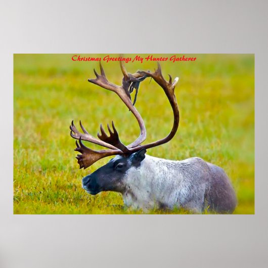 クリスマスグリーティングマイハンターギャザー ポスター (正面)