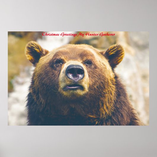 クリスマスグリーティングマイハンターギャザー ポスター (正面)