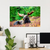 クリスマスグリーティングマイハンターギャザー ポスター (ホームオフィス)