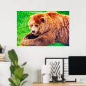 クリスマスグリーティングマイハンターギャザー ポスター (ホームオフィス)